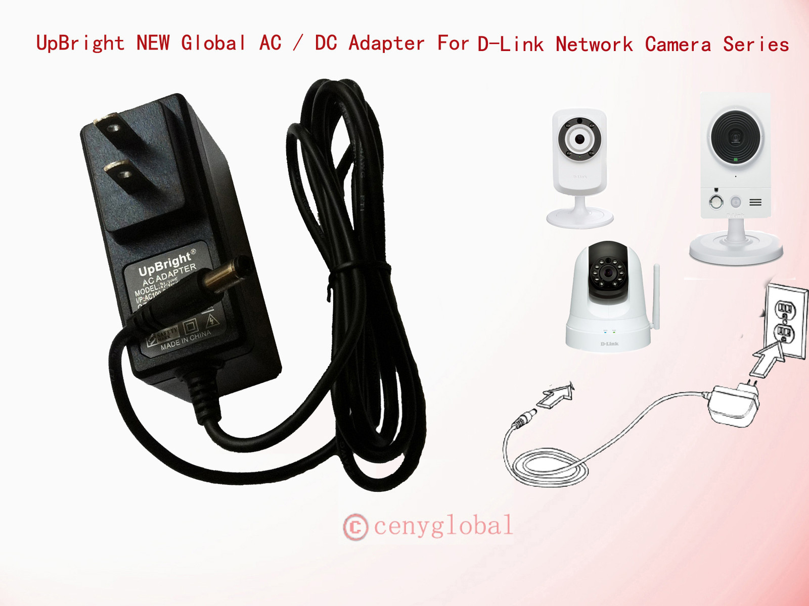 AC Adapter For D-Link Wireless Network Surveillance Camera DCS 5V Power Supply