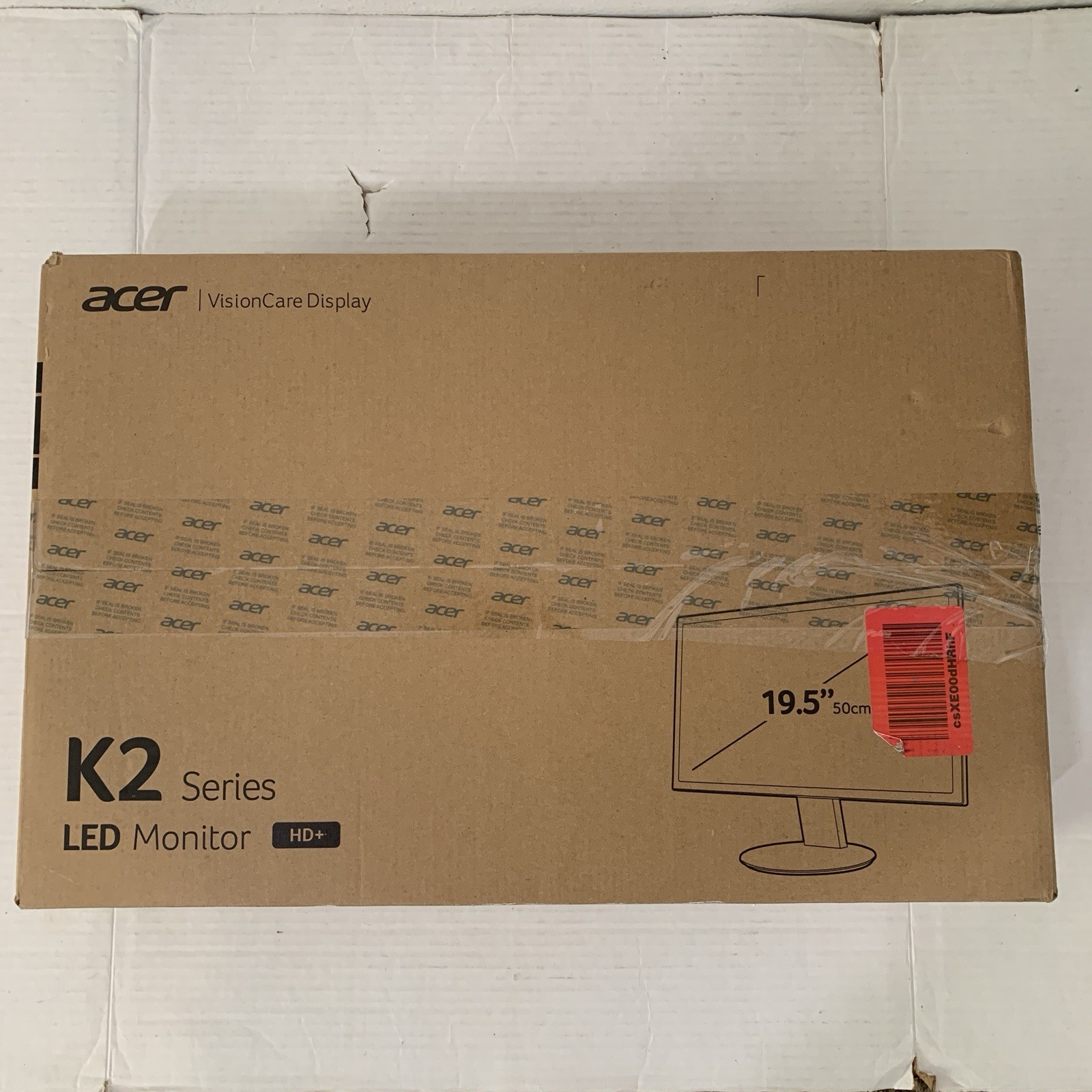 Acer K202Q bi 19.5" LCD Monitor LED Backlight HDMI & VGA Ports New open box
