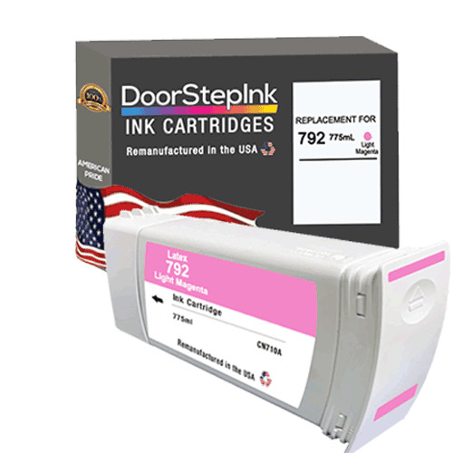 DoorStepInk Remanufactured In The USA For HP 792 Light Magenta CN710A 