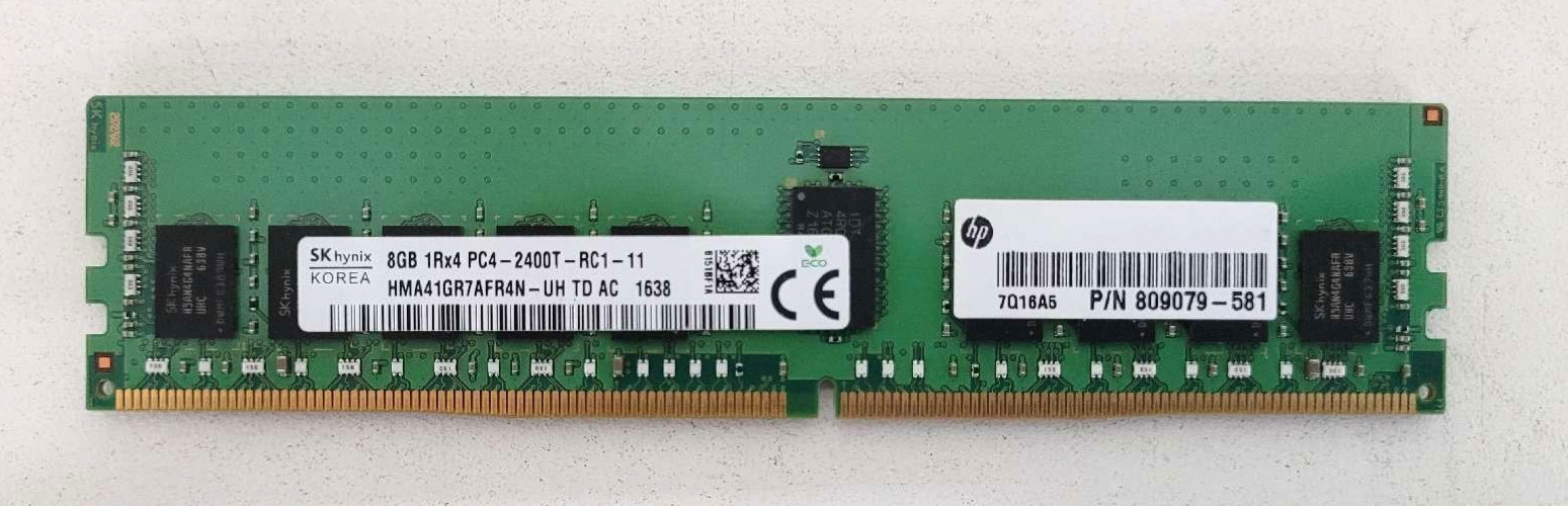 SK Hynix 8GB DDR4 ECC RDIMM Server RAM HMA41GR7AFR4N-UH PC4-2400T 1Rx4 2400MHz.