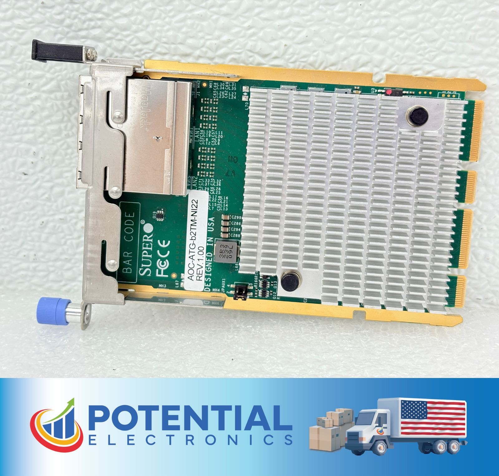 Supermicro AOC-ATG-b2TM-NI22 AIOM 10GbE Dual RJ45 Broadcom BCM57416 Card