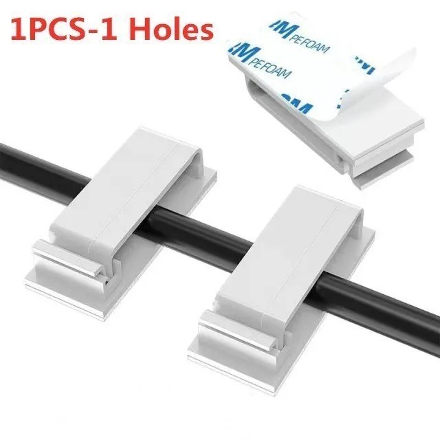 Cable Organizer Clips USB Wire Holder Cord Management for Desk Mouse Keyboard