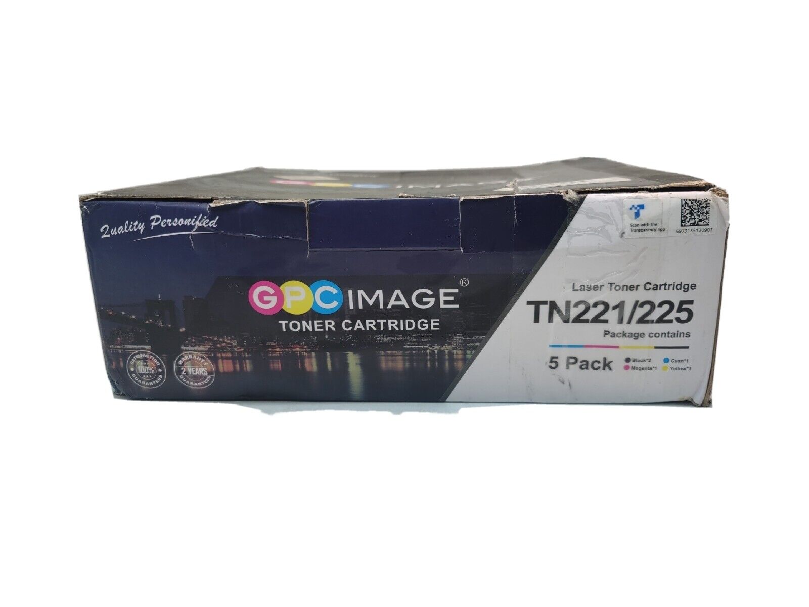  Compatible Color Set Of 5 for Brother TN221 & TN225 Toner Cartridge 2K 1MCY New
