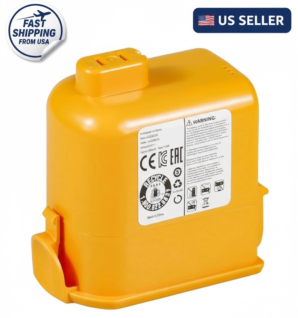 Replacement Rechargeable Li ion Battery 2300mAh 25.2V 60.48Wh for LG CordZero
