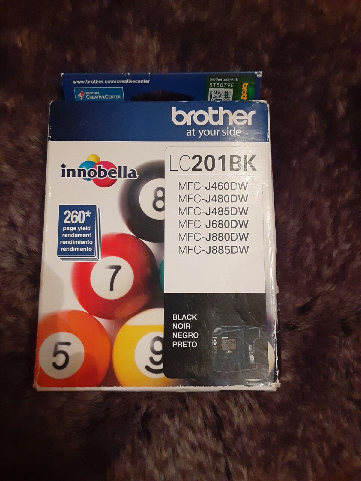 Brother LC201BK Standard Yield Black Ink Cartridge Expired Feb 2019