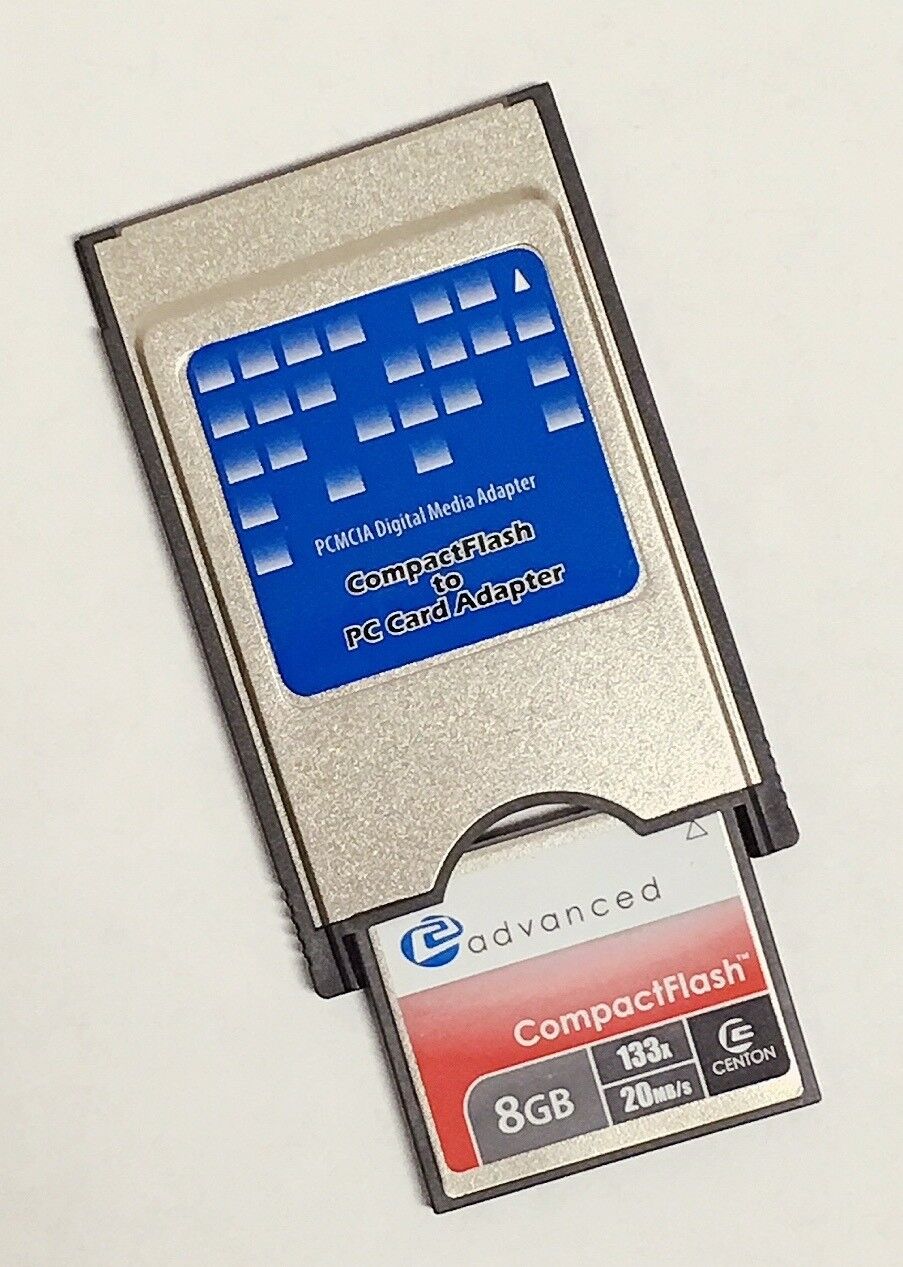 Centon 8GB CF  + Compact Flash to PCMCIA PC Card Adapter for Mercedes Benz