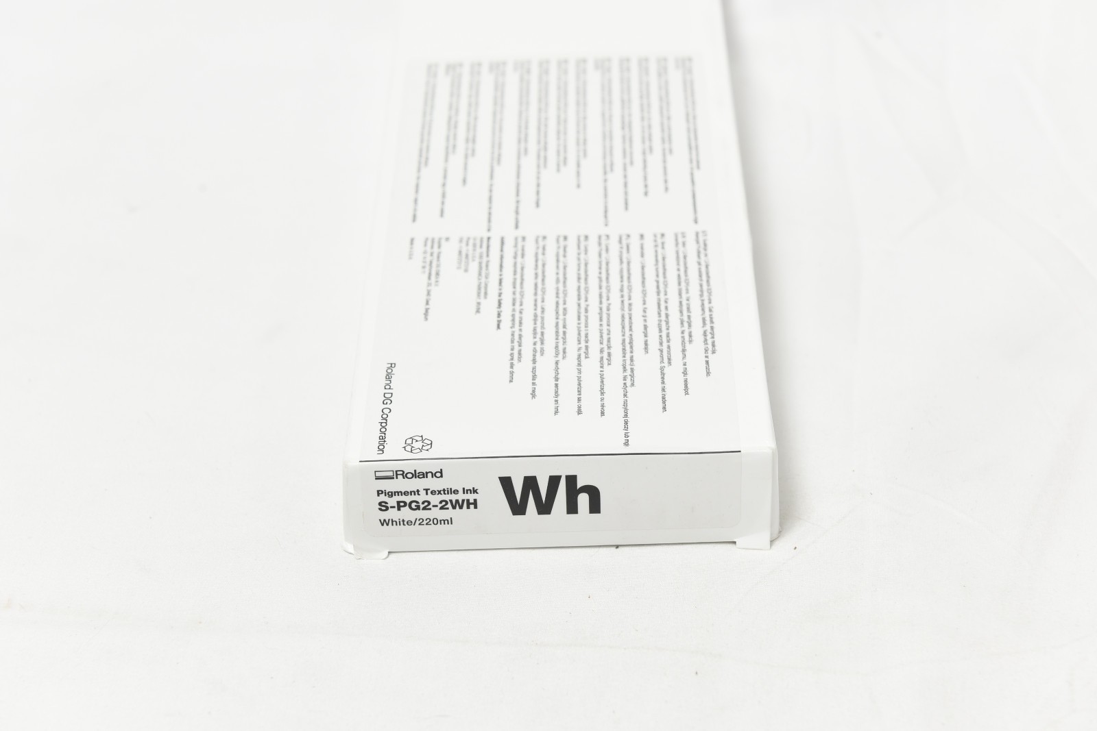 Roland Pigment Textile Ink S-PG2-2WH White 220ml Cartridge