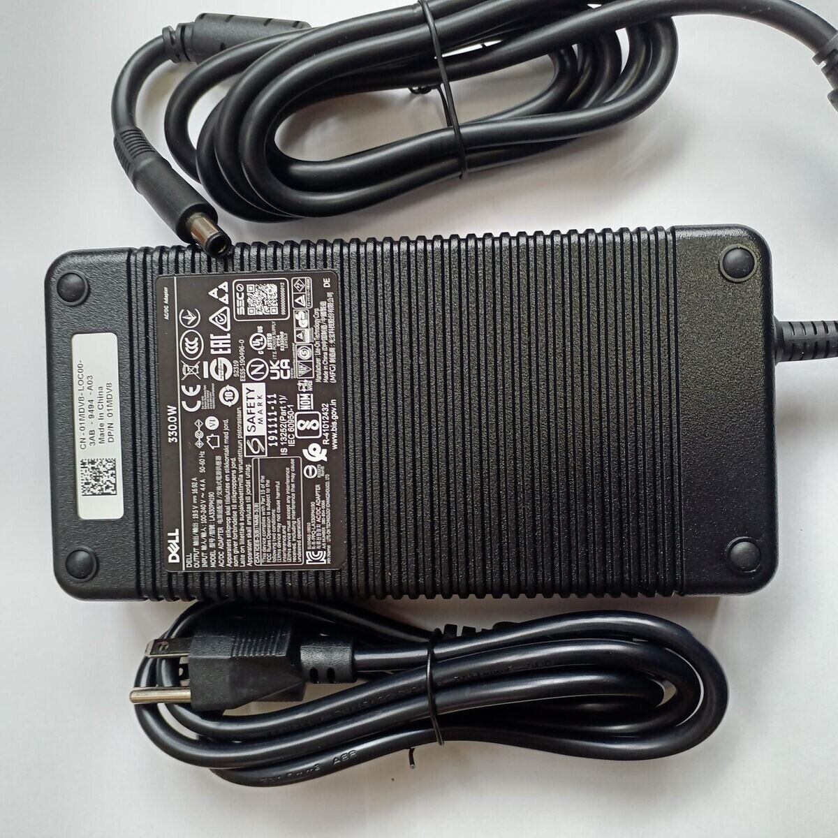 Power Supply 330W AC Adapter With Power Cordfor DELL Alienware M18x 18 X51 R1 R2