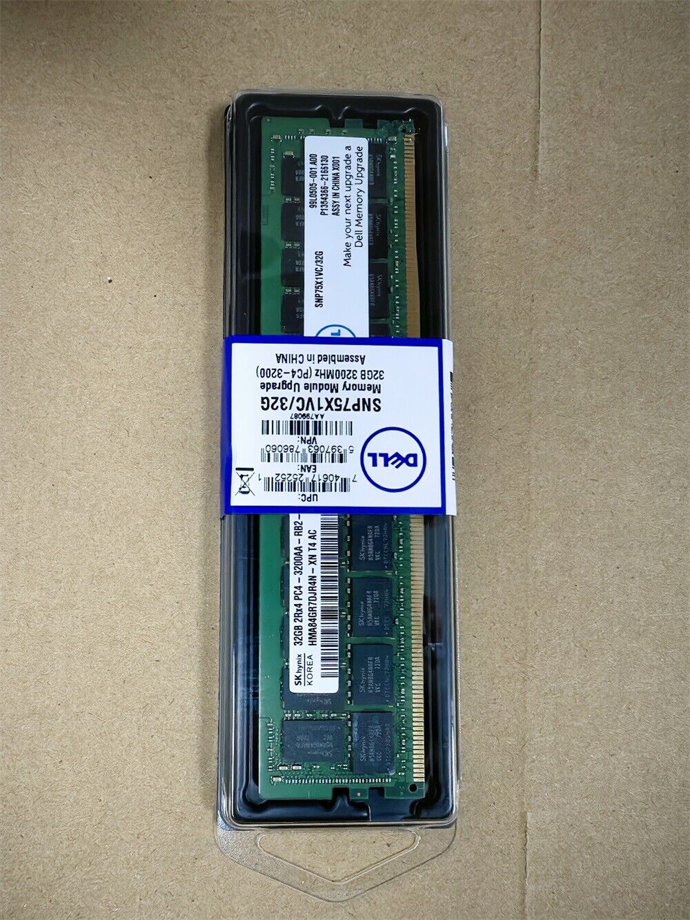 DELL SNP75X1VC/32G AA799087 32GB DDR4 PC4-3200AA ECC RDIMM Server RAM Memory