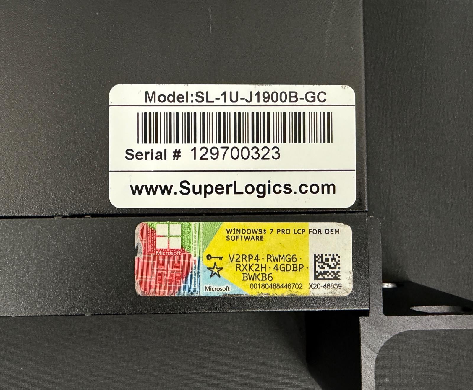 SUPER LOGICS SL-1U-J1900B-GC 1U Rackmount Server Intel Celeron J1900