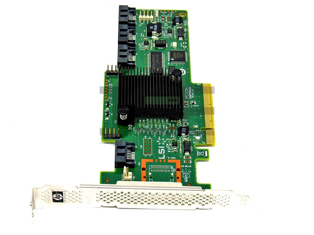 HP 694504-001 LSI9212-4I 4Port 6GBps PCIE SATA Raid Controller