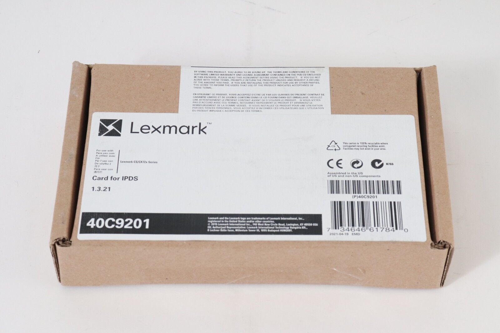 Lexmark CS/CX72X CS720 CS725 CX725 Card For IPDS - 40C9201