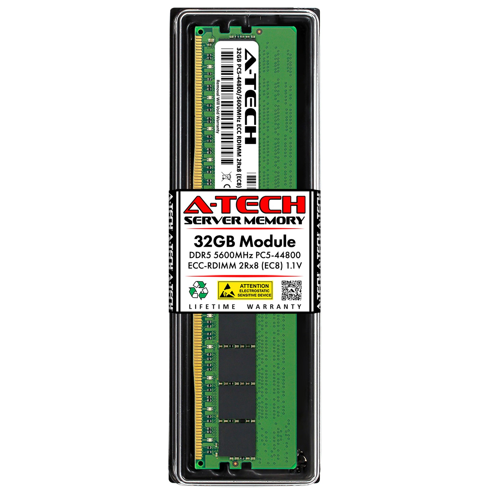 32GB DDR5 PC5-44800R RDIMM (Replacement for Samsung M321R4GA3PB0-CWM) Memory RAM