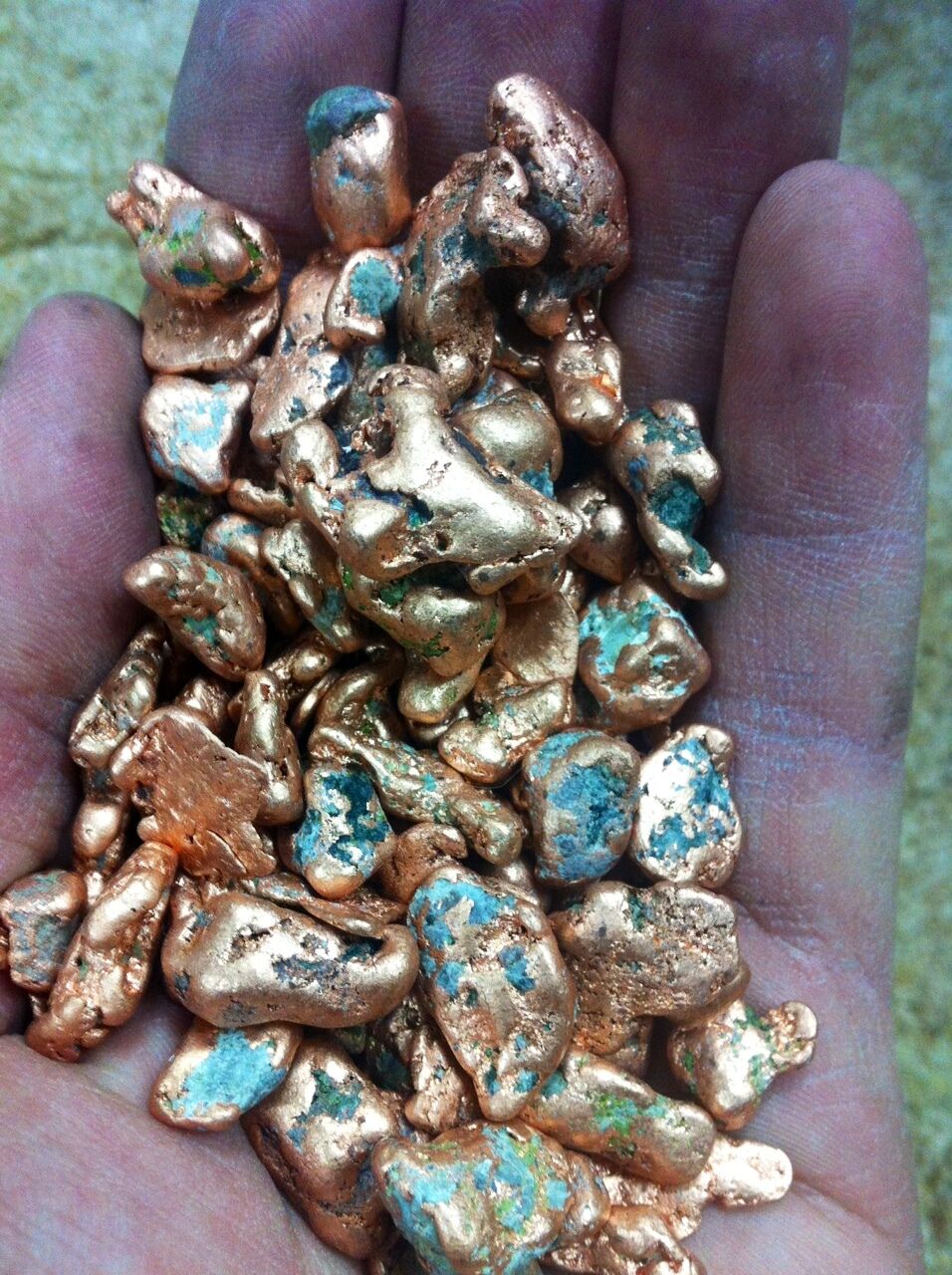 Native Natural Copper Nuggets From Michigan's Keweenaw Peninsula. $14 per Pound.