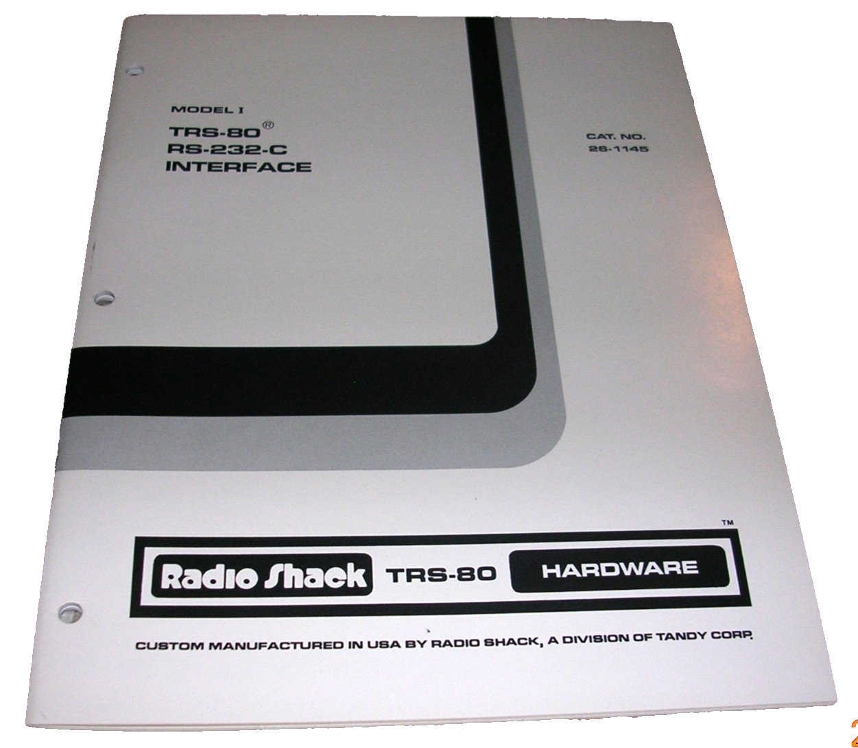 Vintage Radio Shack TRS-80 Model I RS-232-C Interface Manual Cat No 26-1145