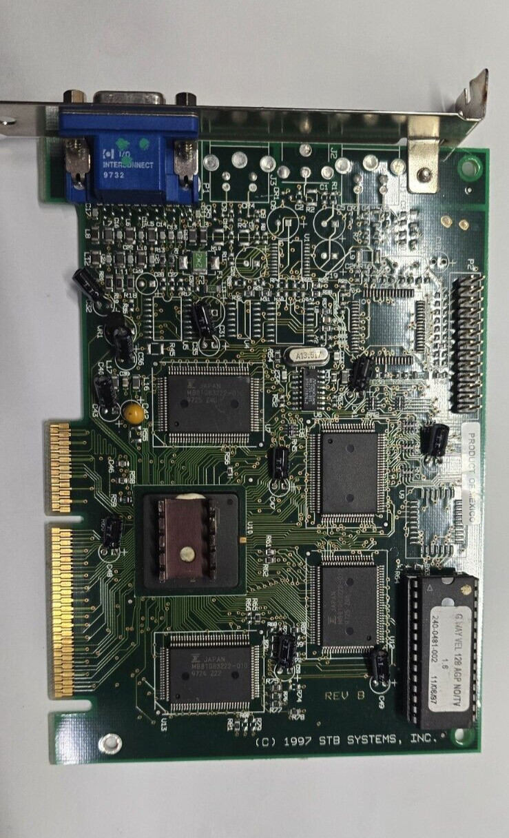 1997 STB Systems Inc 210-0275-00X AGP Graphics Video Card -TESTED