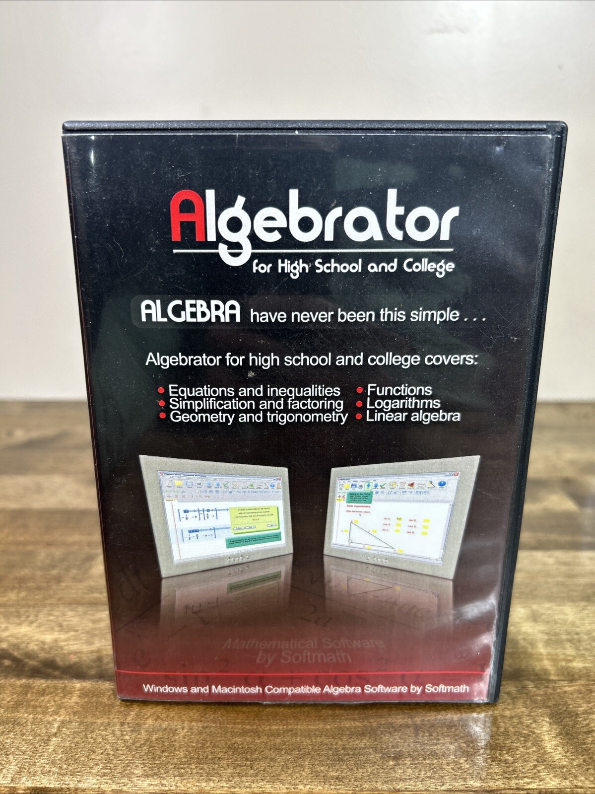 ALGEBRATOR FOR HIGH SCHOOL AND COLLEGE - INSTRUCTIONAL cd