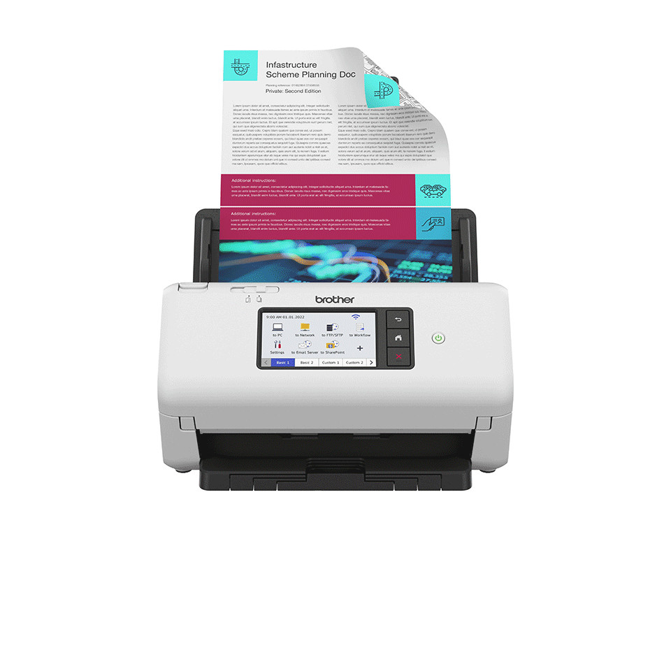 Brother ADS-4700W Professional Desktop Scanner with Fast Scan Speeds New Sealed