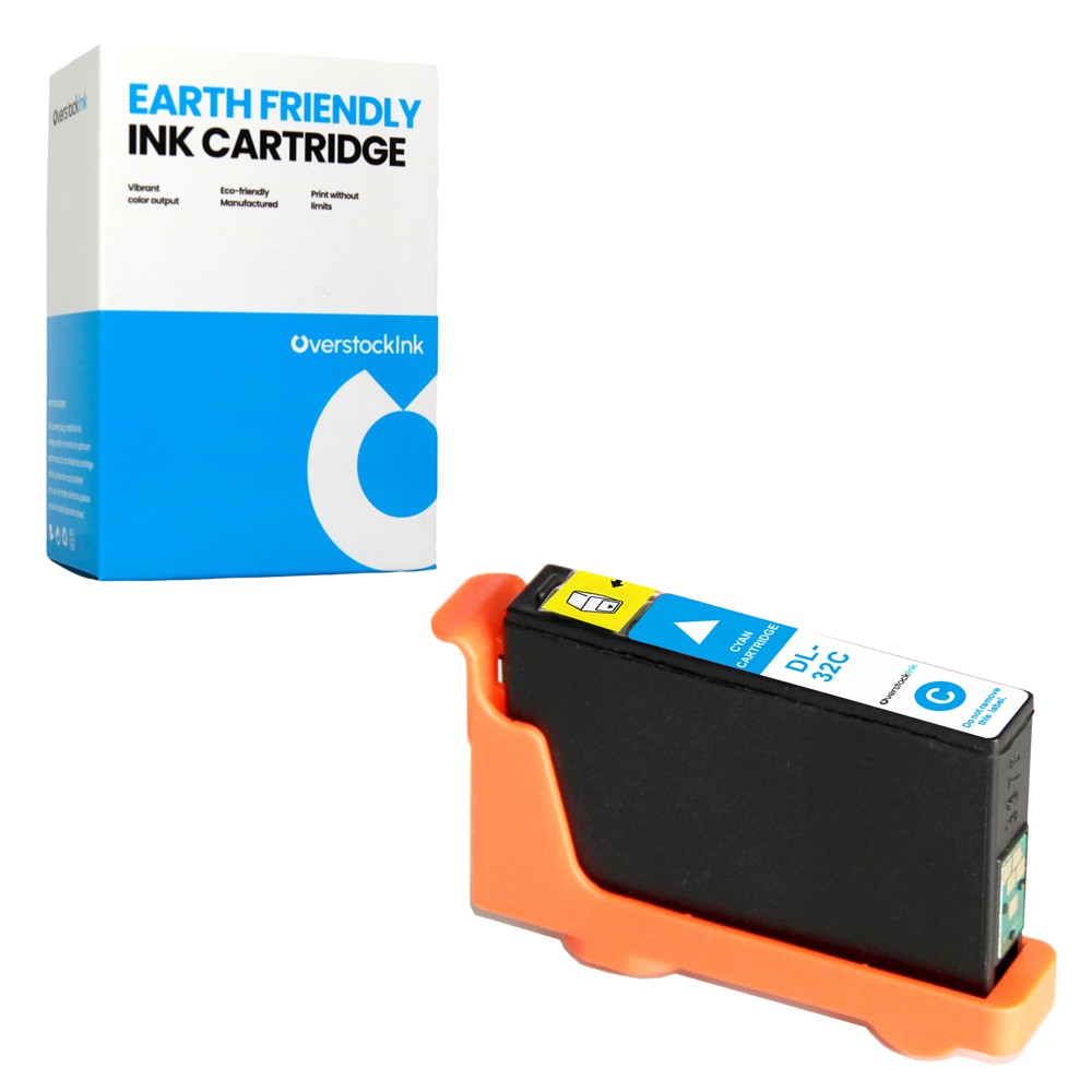 OSI Compatible 1-Pack Series 32 Cyan Ink Cartridge fits Dell V525w All-In-One