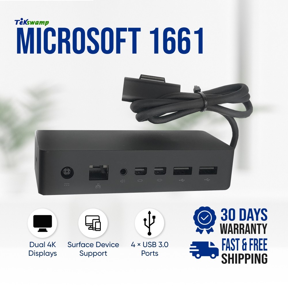 Original Microsoft Surface 1661 Docking Station OEM PD9-00003 PF3-00005