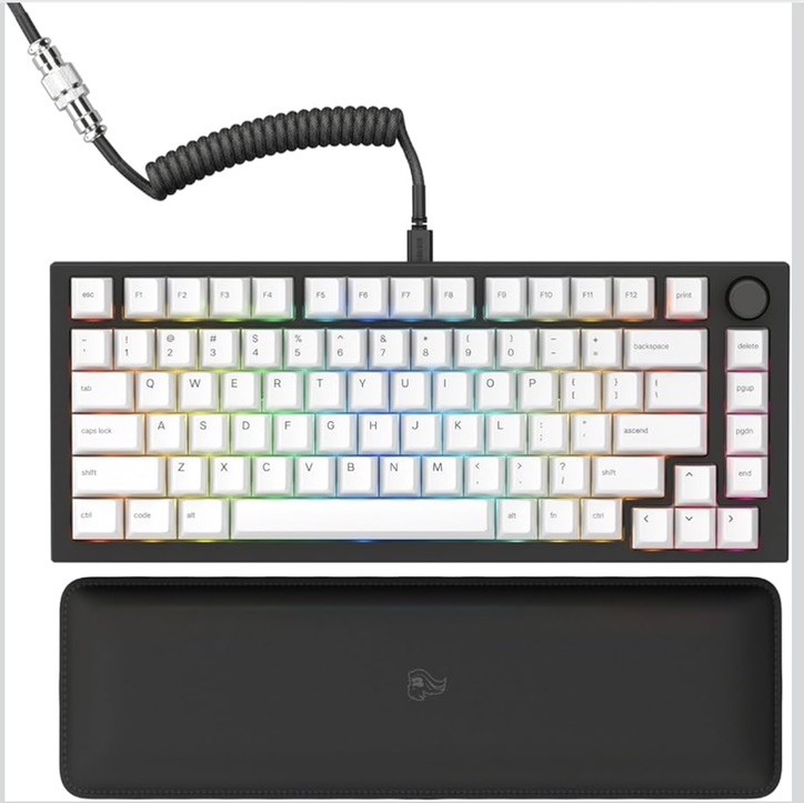 Glorious GMMK Pro Pre-Built 75% Mechanical Keyboard Black Slate RGB NEW Sealed