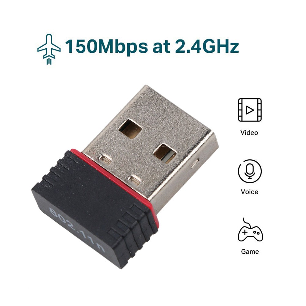 NEW Realtek RTL8188 USB WiFi 802.11B/G/N Adapter Mini Wireless Network Dongle zz