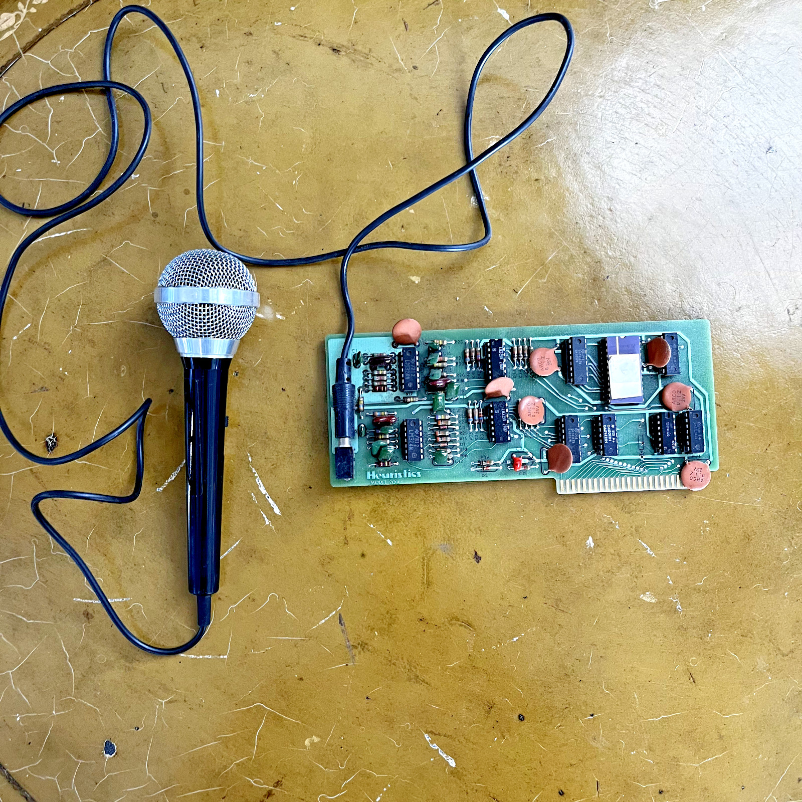 🍎 RARE Heuristics SpeechLab Model 20A for Apple II with original Microphone