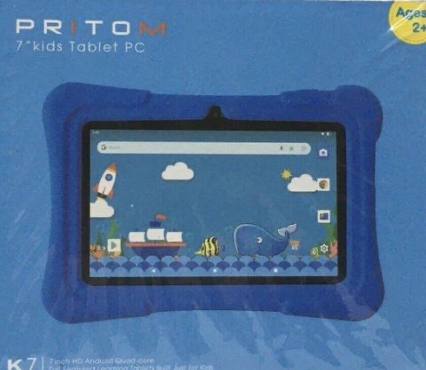 Pritom K7 Kids Android Tablet PC With Quad Core Processor and 7 Inch Display