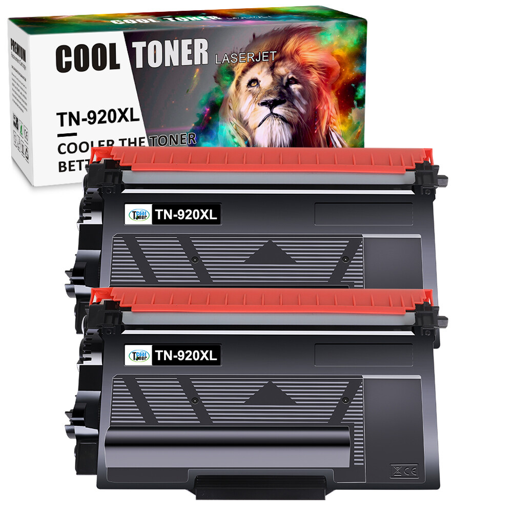 2PK Balck TN-920XL Toner Fits For Brother TN920 HL-L5210DW L5215DW MFC-L5715DW
