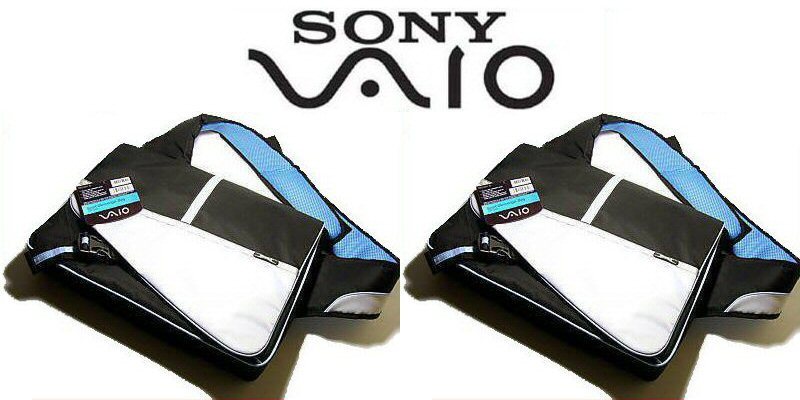 2 x Sony VAIO Laptop Sport Messenger Carrying Case Bag HP Dell MacBook Pro Air