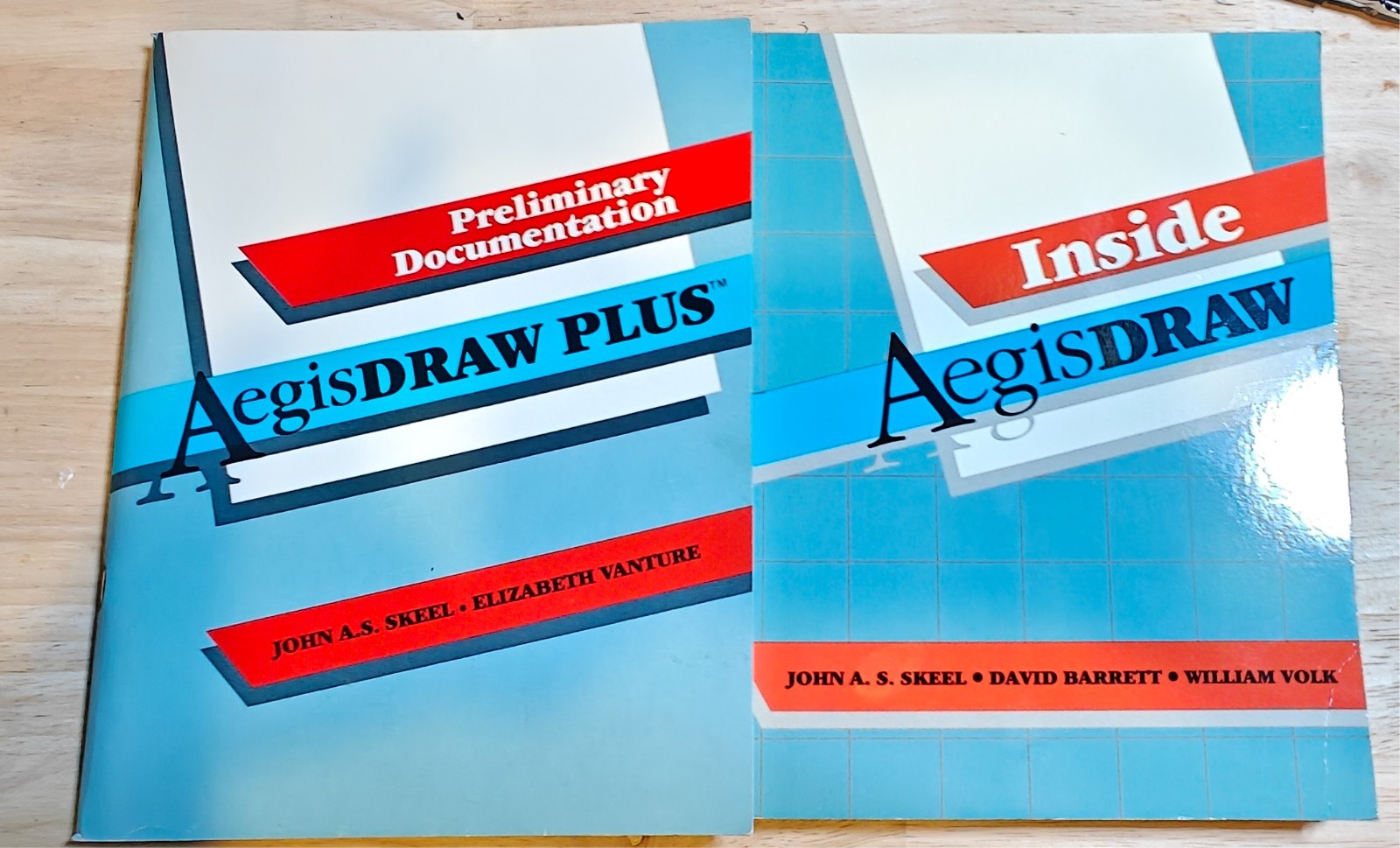 Amiga Inside Aegis Draw  and Draw Plus Users Manual Guide