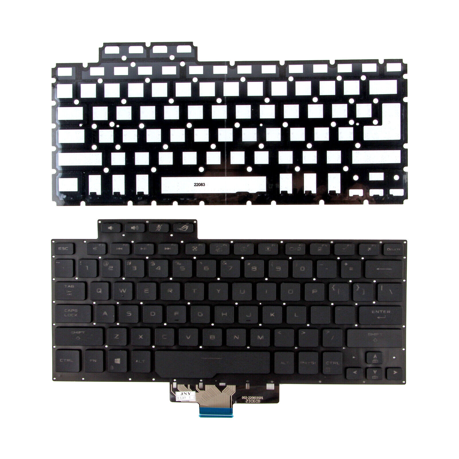 NEW US Keyboard RGB Backlit Fit ASUS ROG Zephyrus G14 GA401 GA401U 8037B0169701