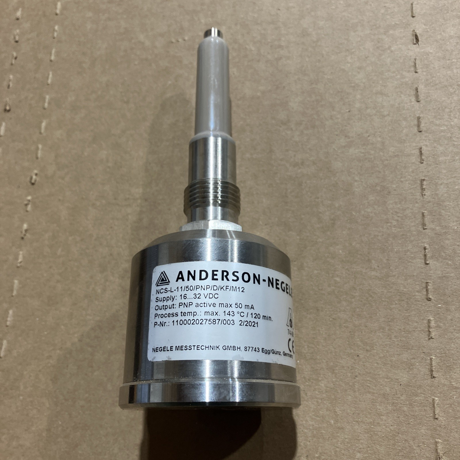 1PCS New ANDERSON-NEGELE NCS-L-11/50/PNP/D/KF/M12