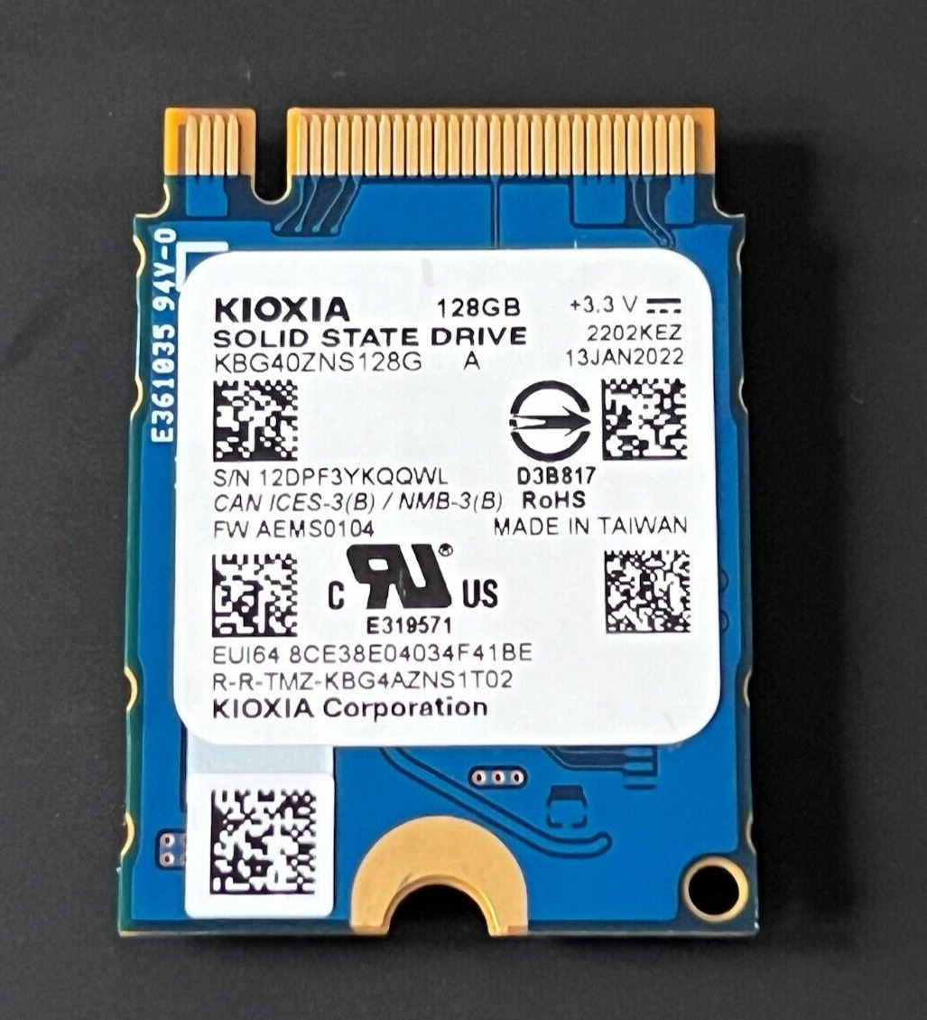 Solid State Drive KIOXIA BG4 KBG40ZNS128G 128 GB Solid State Drive SSD
