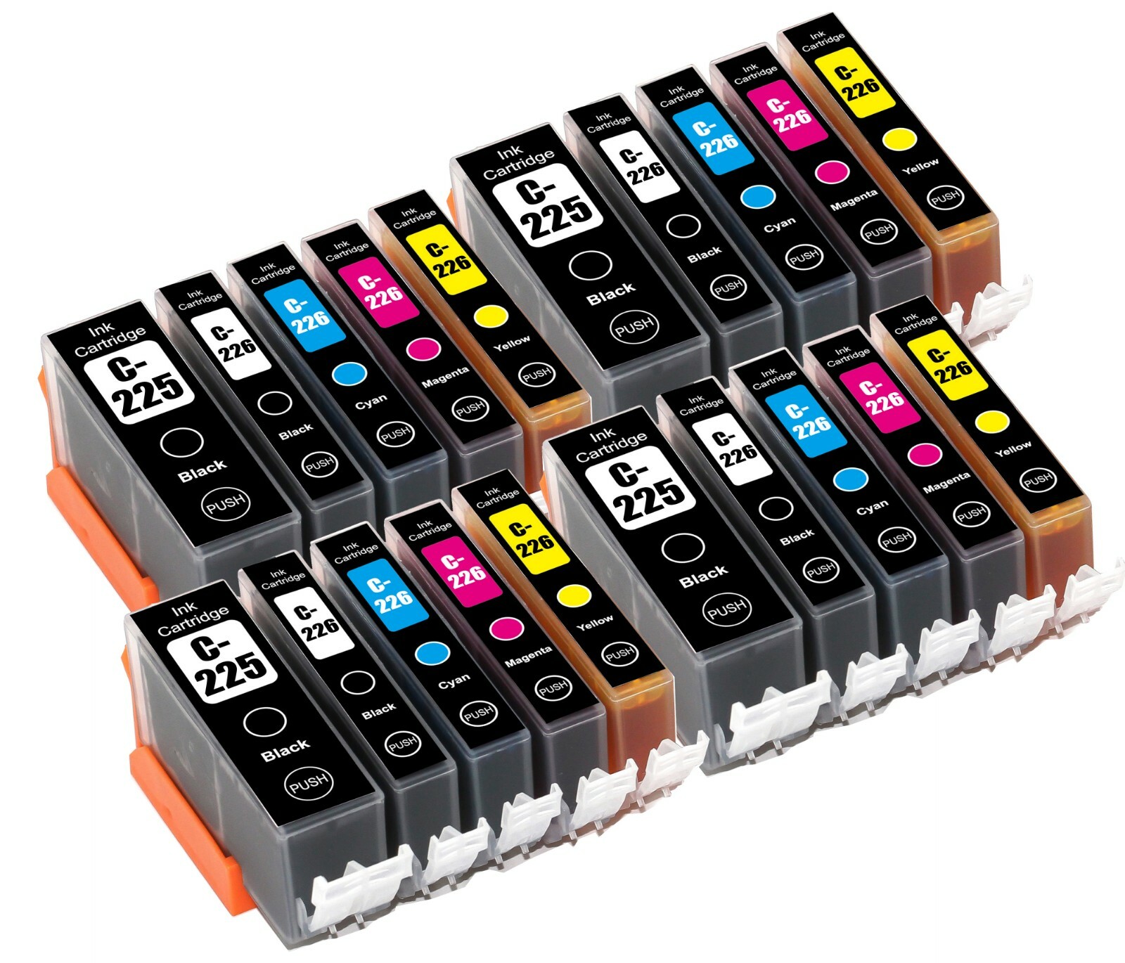 20PK PGI-225 CLI-226 Printer Ink Cartridges Set for Canon MG5120 iP4920 MX882