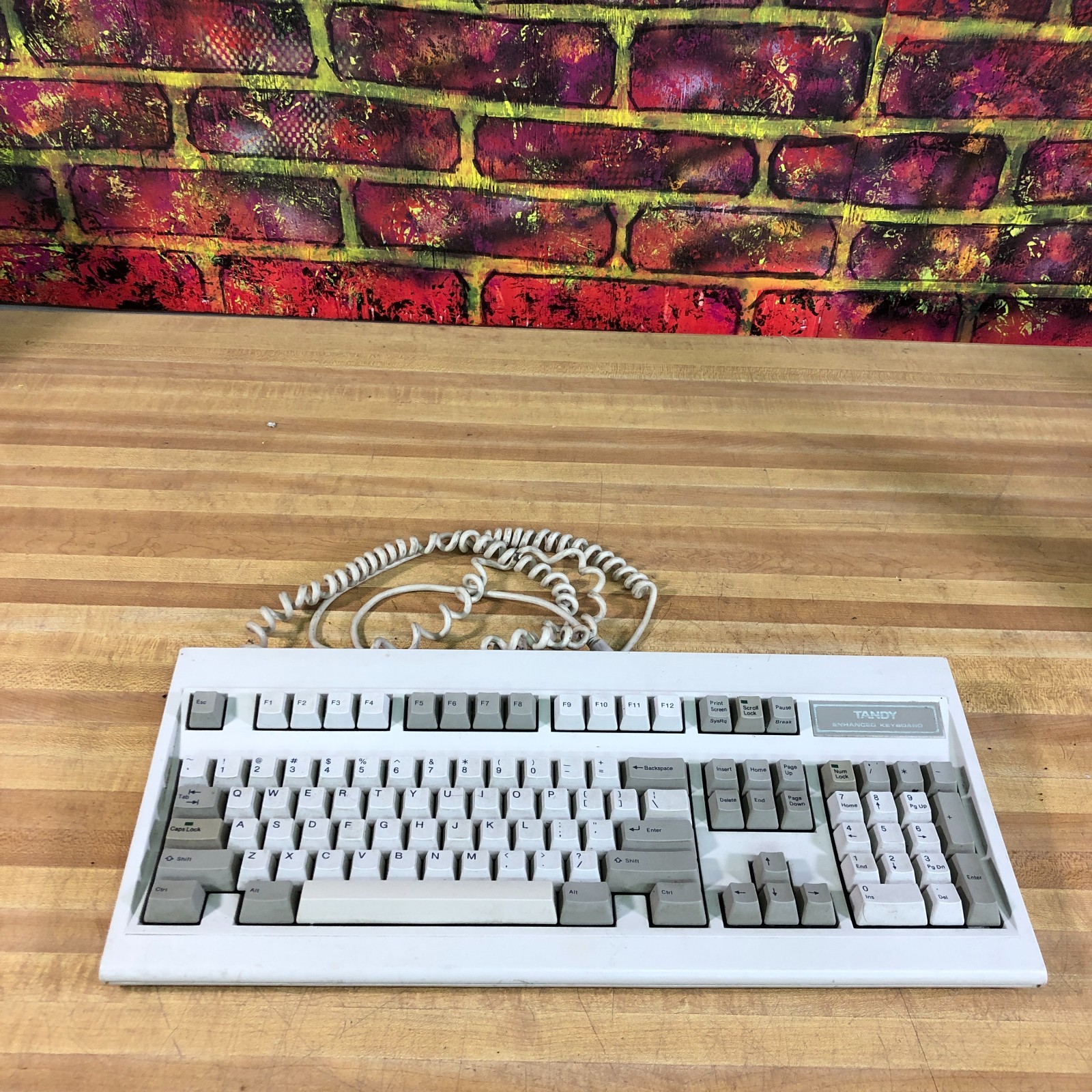 Vintage Tandy Enhanced Mechanical Computer Keyboard Radio Shack (WORKS)