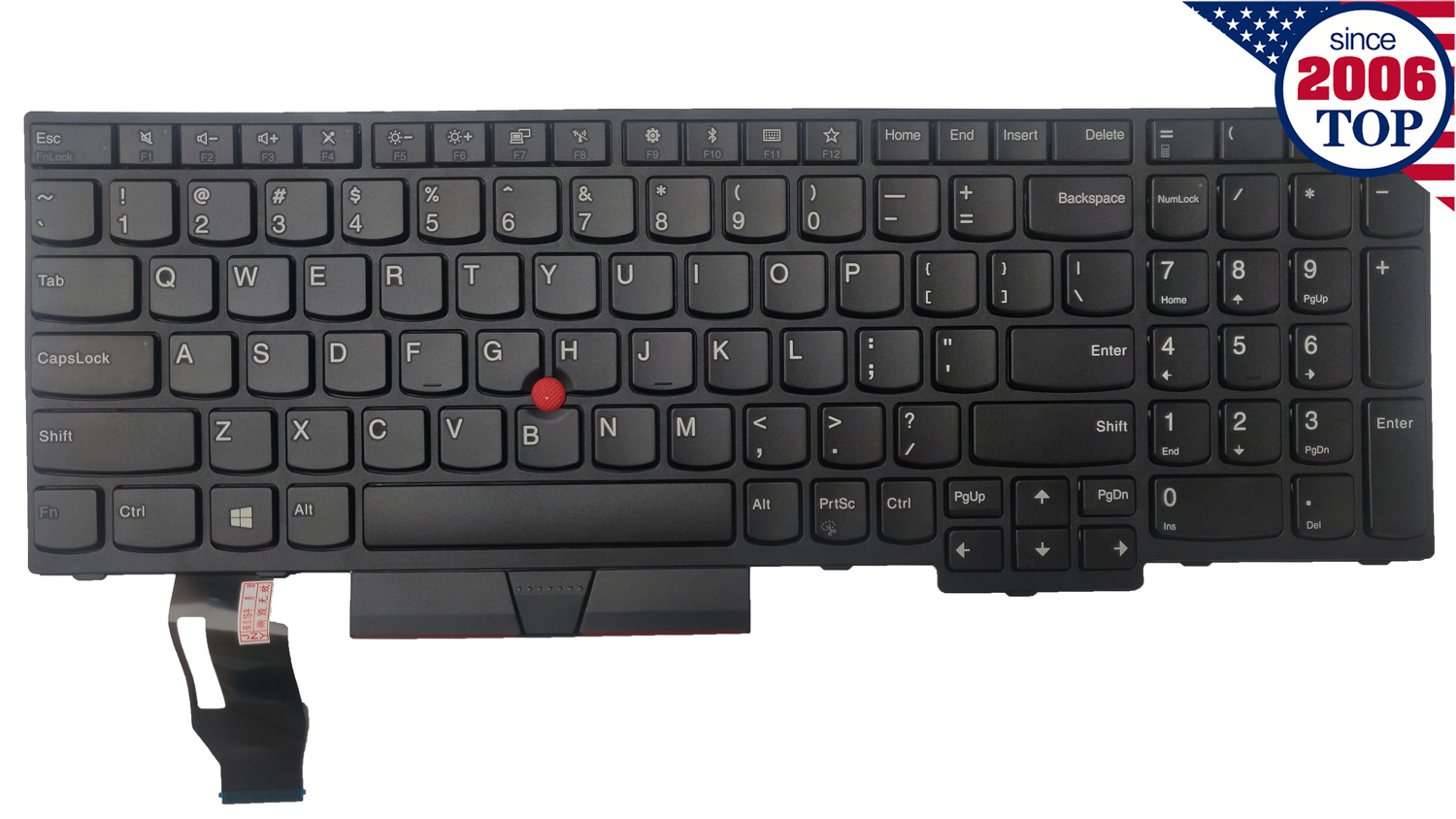 OEM US Keyboard for ThinkPad E580 E585 E590 L580 L590 T590 P52 P53 P53s P72 P73