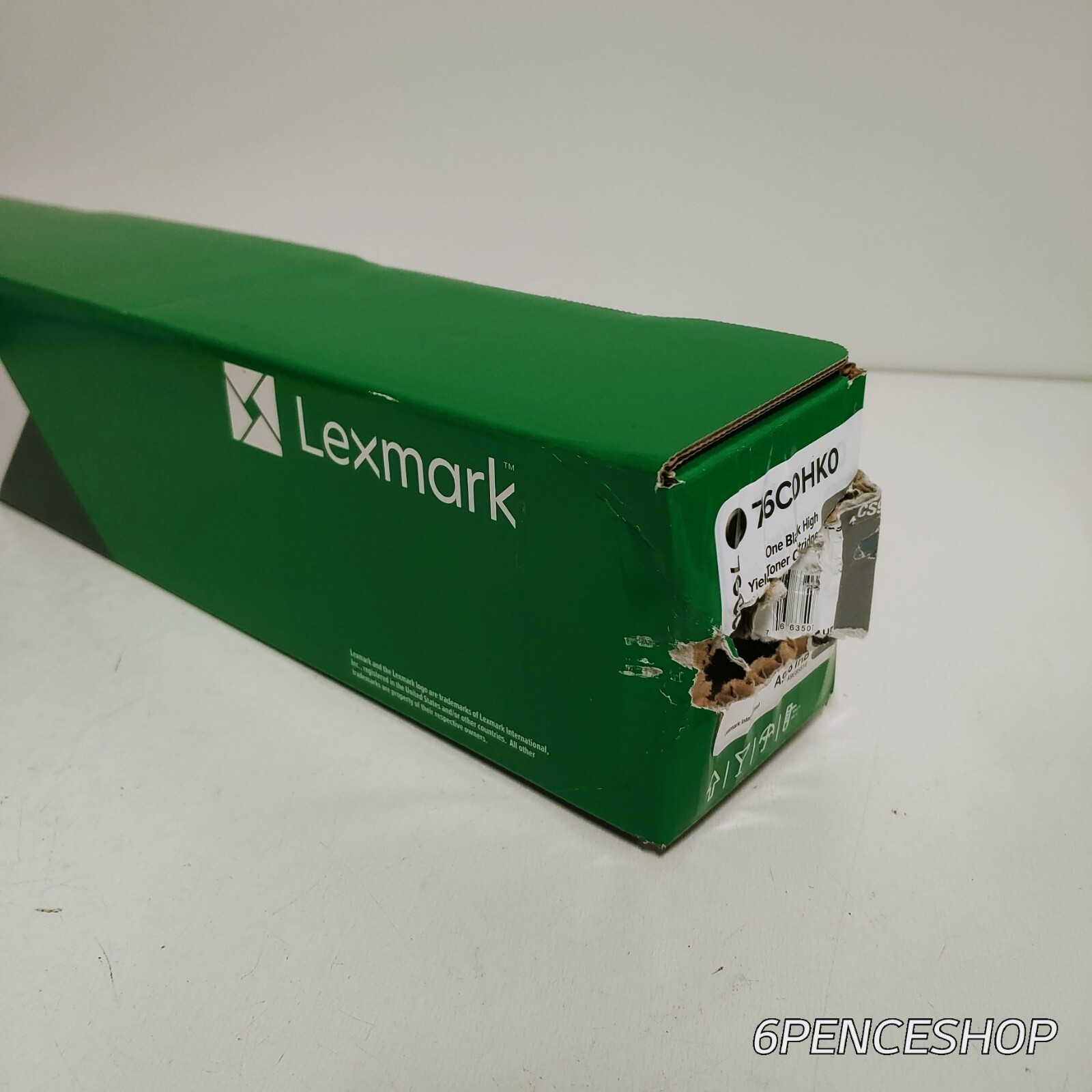 UGLY BOX NEW Lexmark 76C0HK0 Black High Yield Collection Program Toner Cartridge