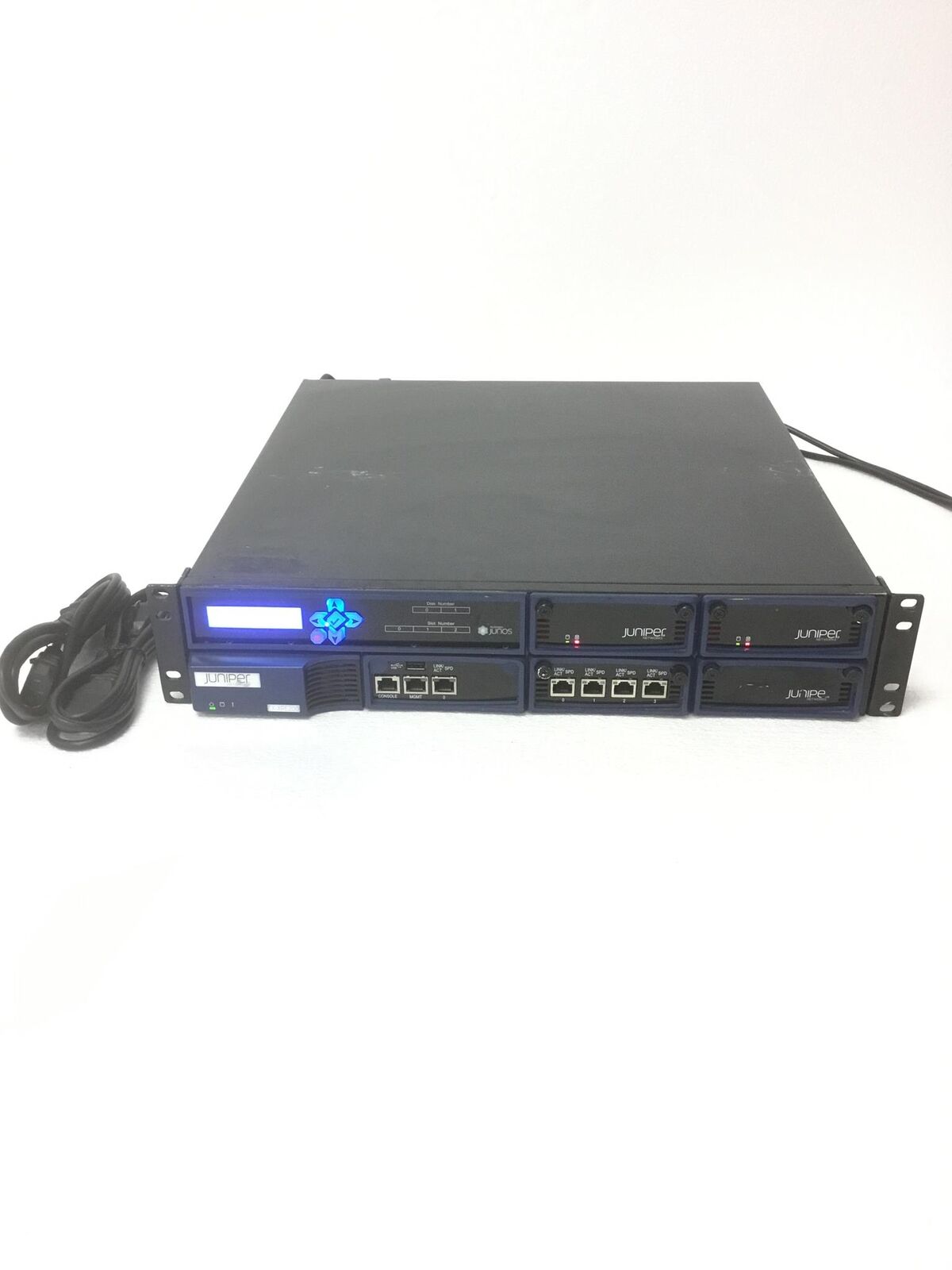 JUNIPER EX-XRE200 Virtual Chassis External Routing Engine w/2xPS Rack Ears WORKS