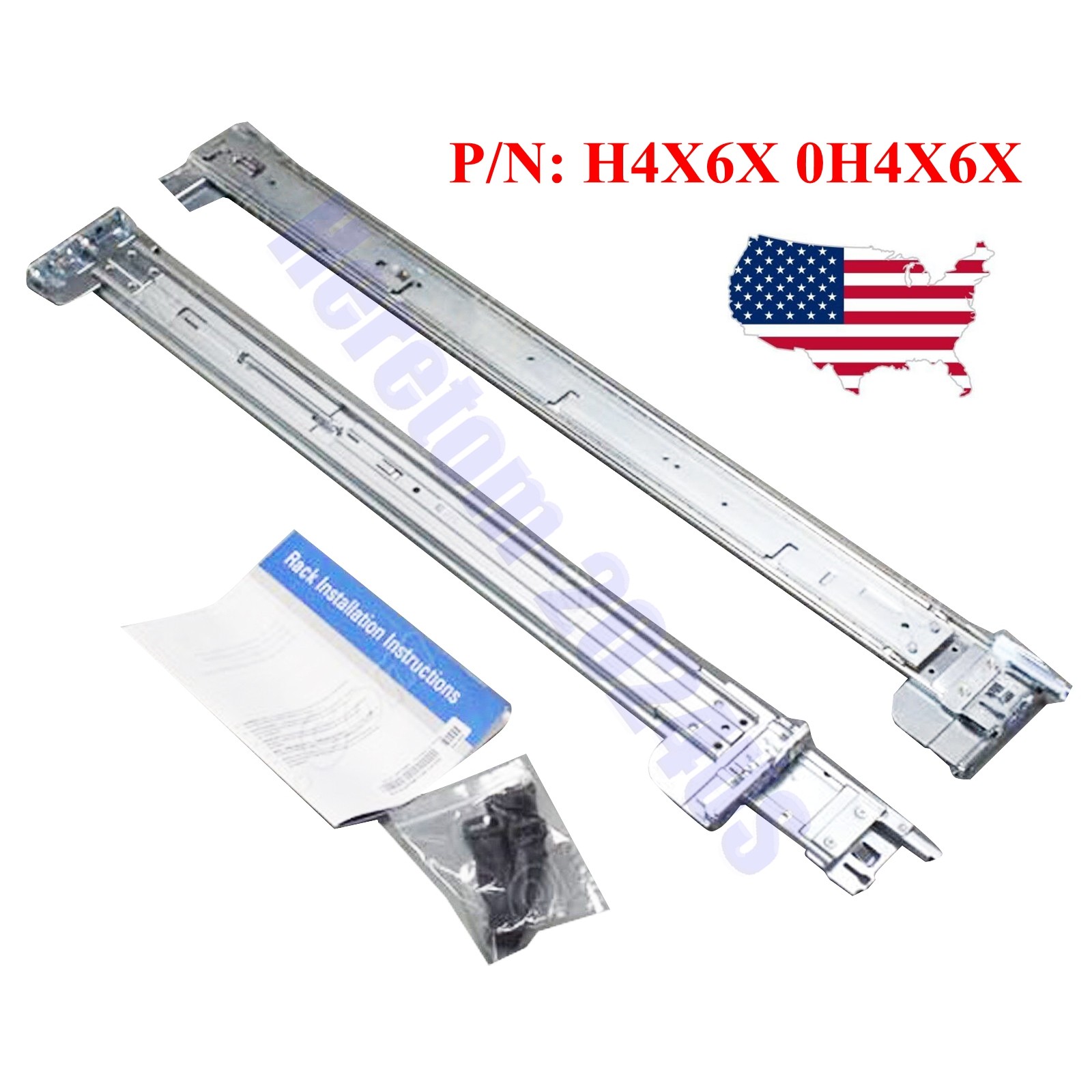 NEW READYRAILS II SLIDING RAILS DELL POWEREDGE R730xd R730 SERVER H4X6X R48JC