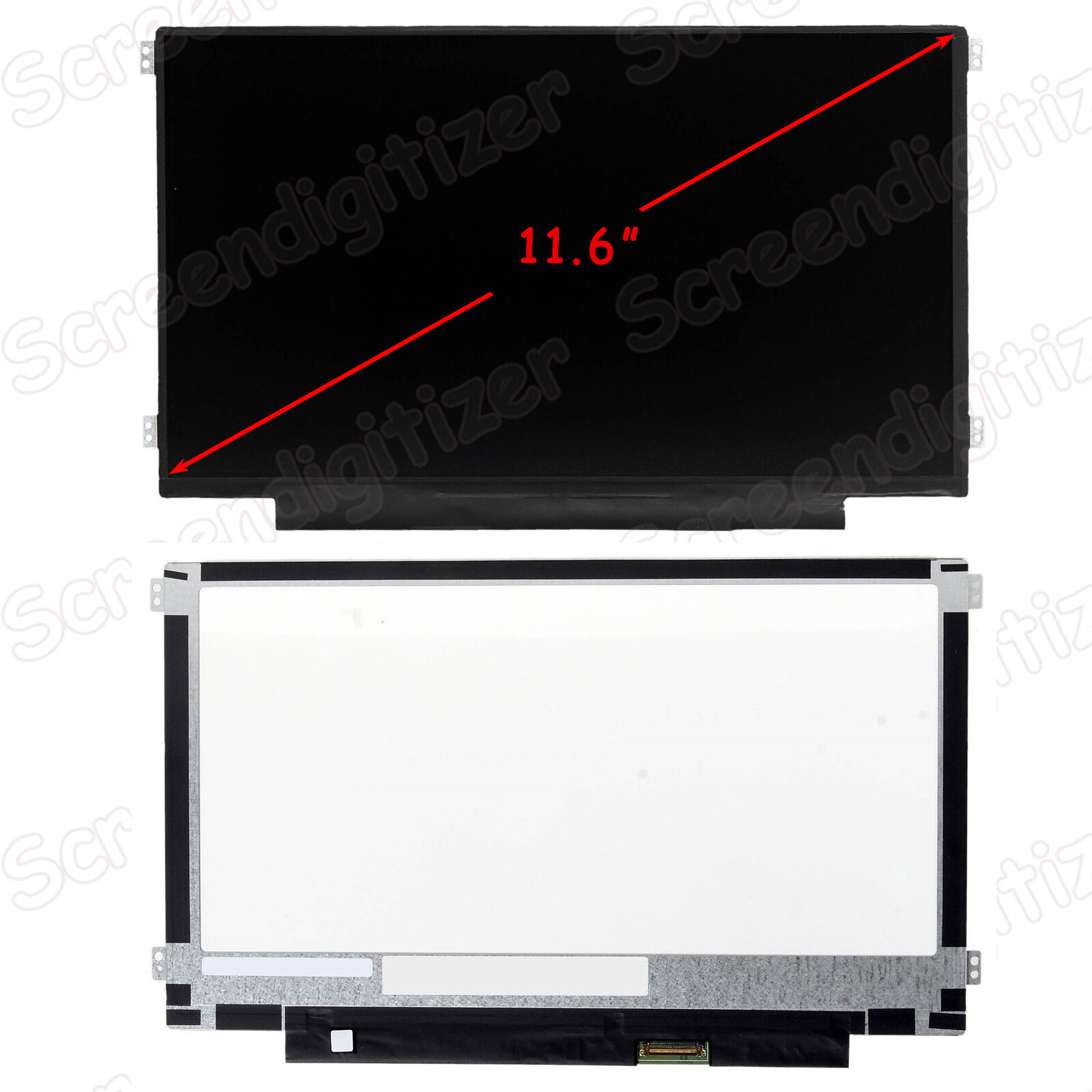 LCDBros Screen Replacement for BOE NT116WHM-N21 V8.0 V8.1 V4.0 V4.1 30pin HD
