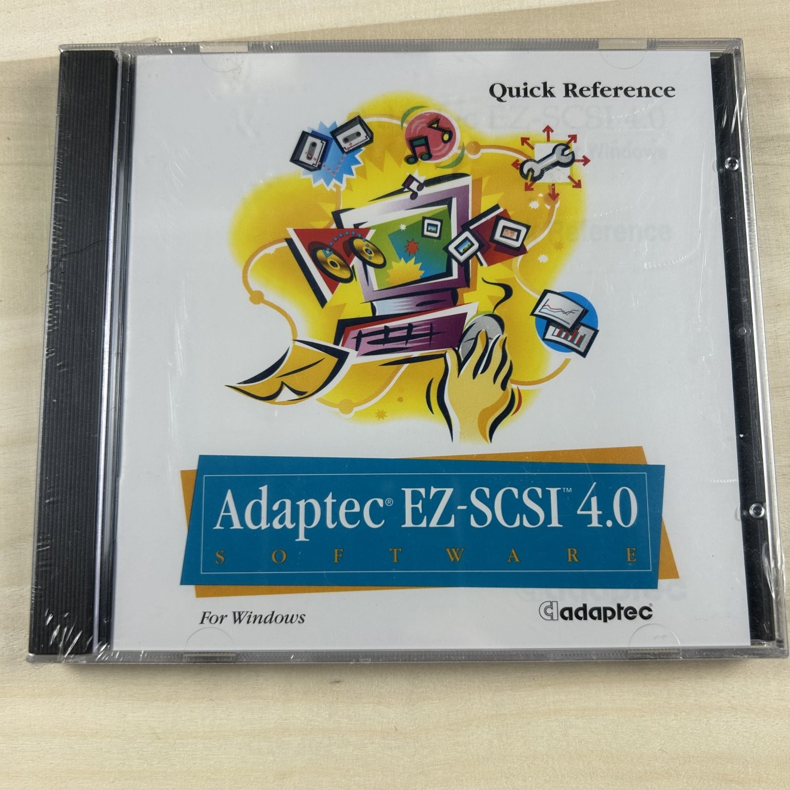 Adaptec EZ-SCSI 4.0 Software For Windows 95 Factory Sealed CD P/N 1601500