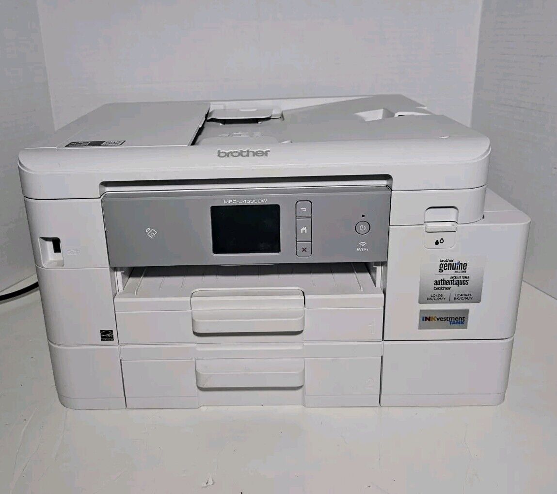 Brother MFC-J4535DW Color Inkjet All-In-One Printer 1245 Pages Printed, Tested