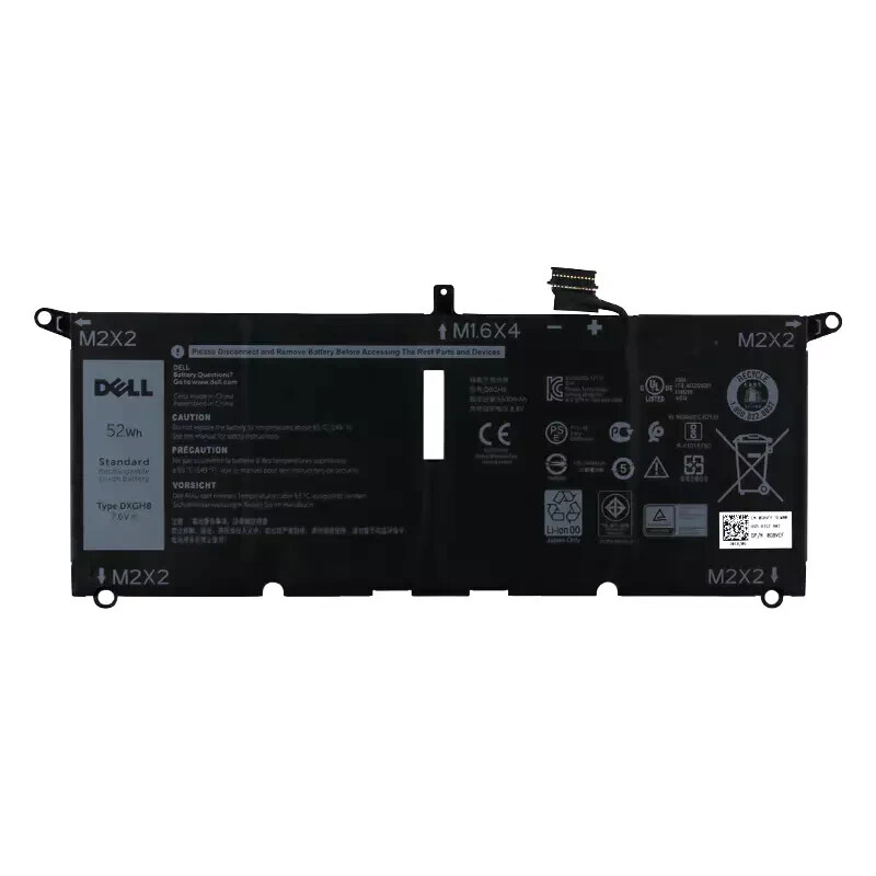 NEW Genuine DXGH8 Battery For Dell XPS 13 9370 9380 Series H754V 0H754V 52WH US