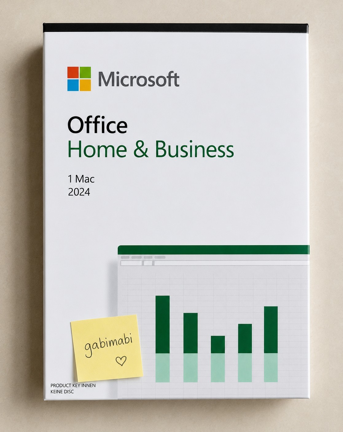 Microsoft Office Home & Business 2024 for Mac | German | Original Invoice