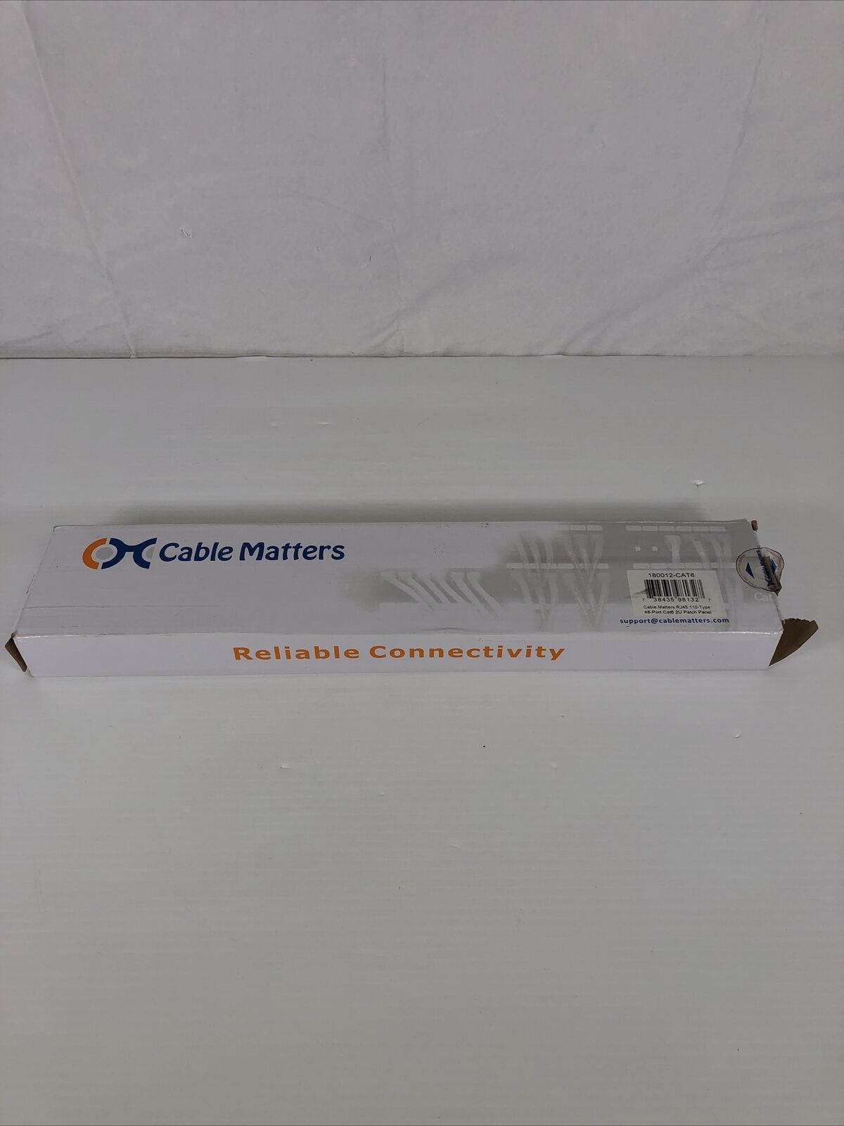 Cable matters RJ45 110 type 12 port cat6 vertical mini patch panel. Sealed