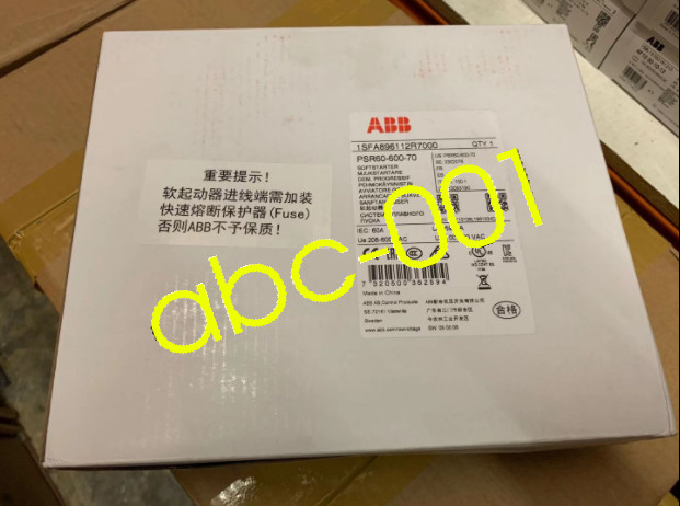1PC New ABB PSR60-600-70 1SFA896112R7000 Soft Starter In Box Brand