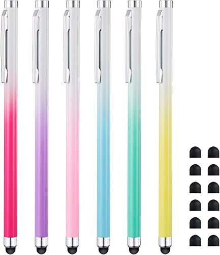 Stylus Pens for Touch Screens 6 Pack High Sensitivity and Precision Capacitive