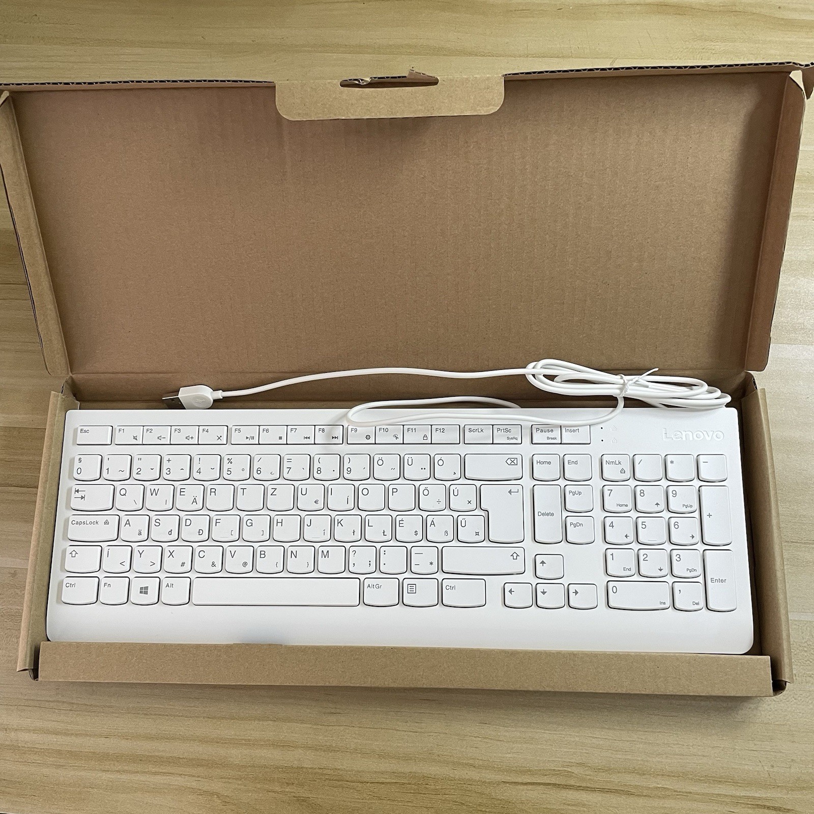 Hungary layout USB wired keyboard For Lenovo SK8823 EKB-536A