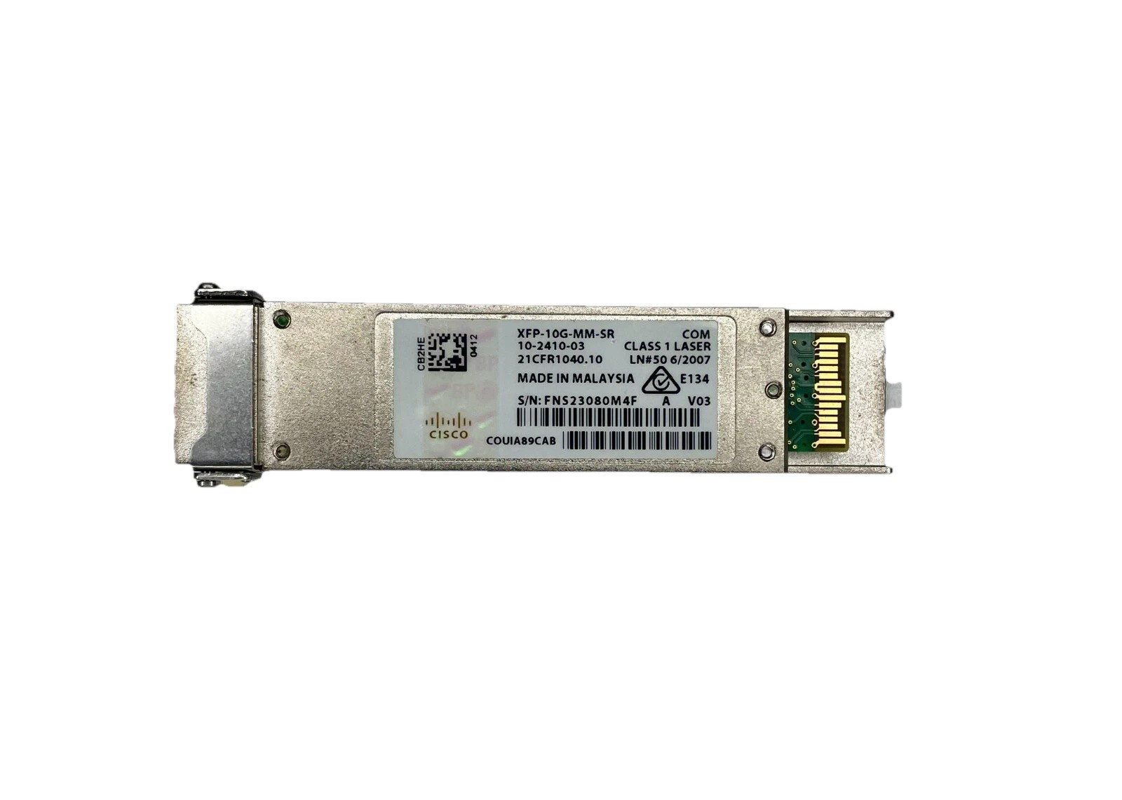 Cisco XFP-10G-MM-SR (Hologram) XFP Transceiver